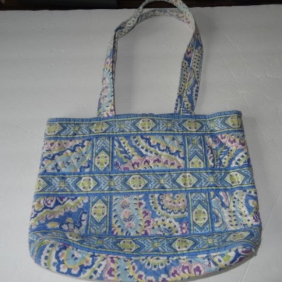 VINTAGE Vera Bradley CAPRI BLUE Bag - Picture 2 of 12